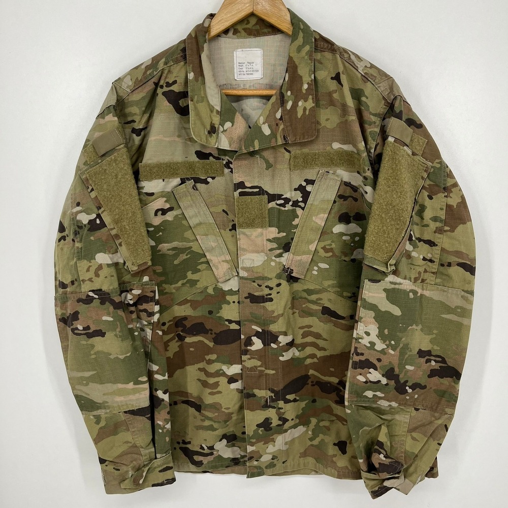 US Army OCP Multicam ACU Combat Uniform Coat Jacket Medium Regular